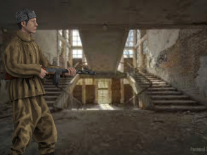infanty guard pose 3D Model