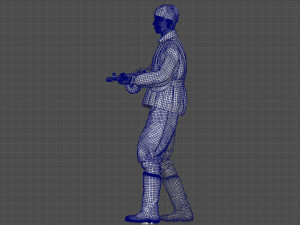 infanty guard pose Modèle 3D