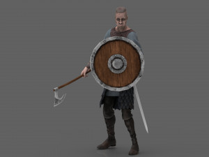 viking pose 3D Model