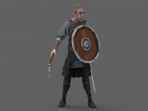 viking pose 3D Model