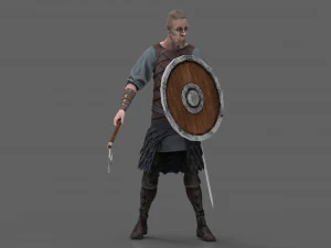 viking pose 3D Model