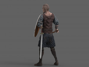 viking pose 3D Model