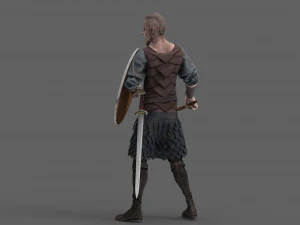 viking pose 3D Model