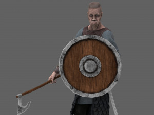 viking pose 3D Model