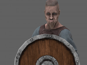 viking pose 3D Model