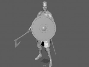viking pose 3D Model