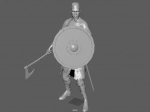 viking pose 3D Model