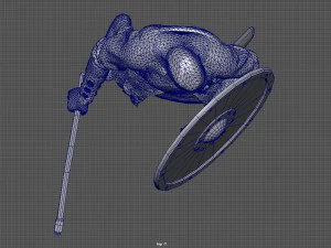 viking pose 3D Model