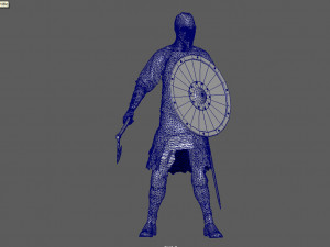 viking pose 3D Model