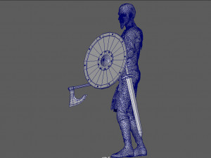 viking pose 3D Model