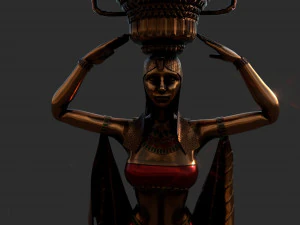 cleopatra statue 3D Model