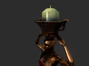 cleopatra statue 3D Model