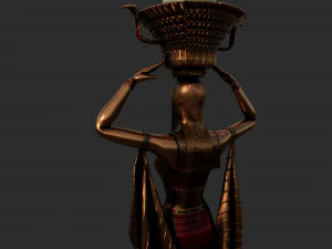 cleopatra statue 3D Model
