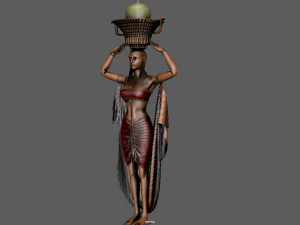 cleopatra statue 3D Model