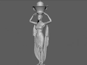 cleopatra statue 3D Model
