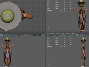cleopatra statue 3D Model