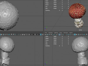 mushroom amanita Modello 3D