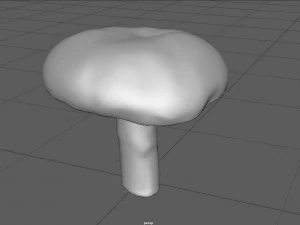 キノコ4 3Dモデル