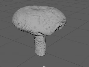 キノコ4 3Dモデル