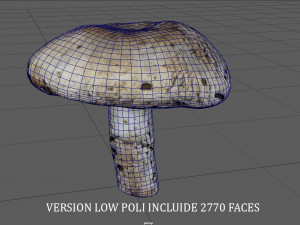 mushroom 4 Modelo 3D