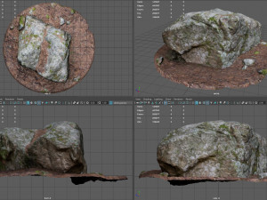moss rock 3D Model