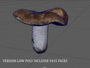 mushroom 1 3D Model