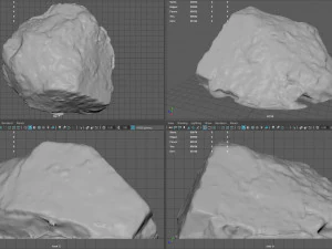 moss rock 2 3D Model