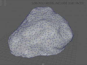 moss rock 2 3D Model
