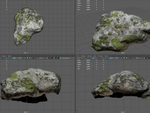 moss rock 3 3D 모델