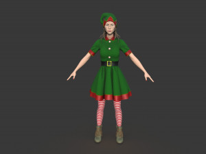 christmas elf Modelo 3D