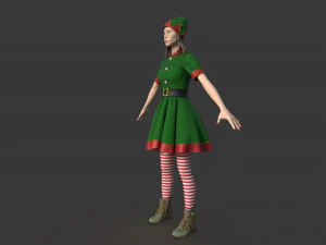 christmas elf 3D Model