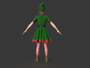christmas elf 3D 모델