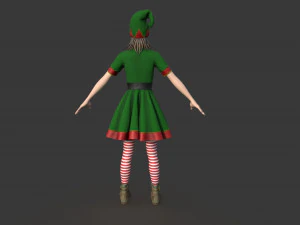 christmas elf 3D Model