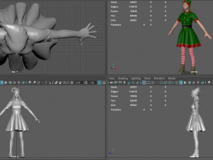christmas elf 3D 모델