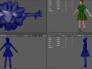 christmas elf 3D 모델