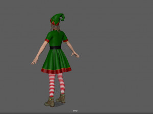 christmas elf 3D 모델