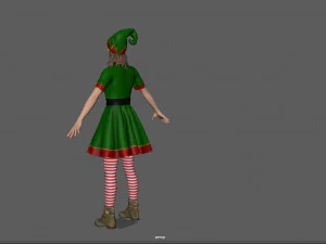 christmas elf 3D Model