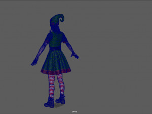 christmas elf 3D 모델