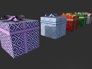 huidige doos 3D Model