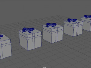 huidige doos 3D Model