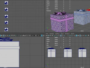 huidige doos 3D Model