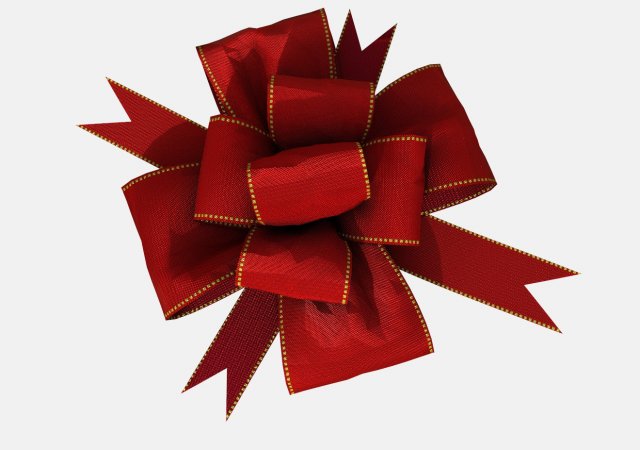 gift bow 3D 模型 .c4d .max .obj .3ds .fbx .stl .blend 
