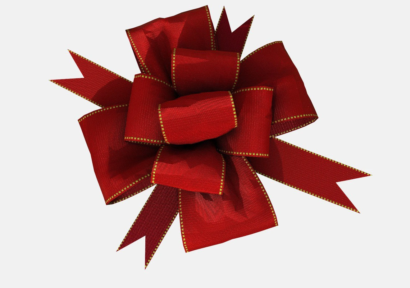 gift bow 3D Model .c4d .max .obj .3ds .fbx .stl .blend 