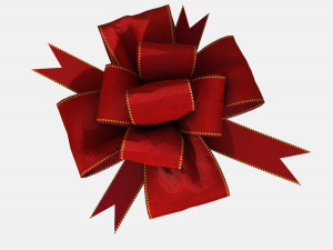 gift bow 3D 모델