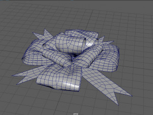 gift bow 3D 模型