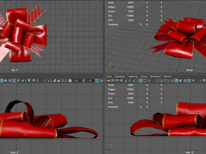 gift bow 3D Model