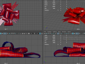 gift bow 3D 模型