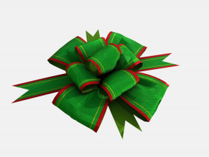 gift bow 2 3D Model