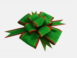 gift bow 2 3D Model