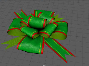 gift bow 2 3D Model